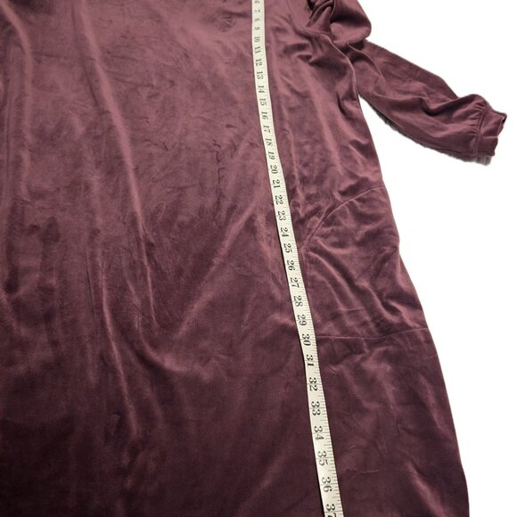 J. Jill Pure Jill Velour A Line Dress with pockets - Picture 4 of 4